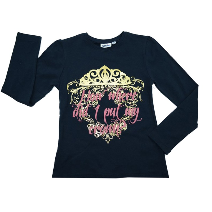 Bluza cu maneca lunga pentru fete Wendee OZ102301-1-46308-98, Multicolor 98 CM