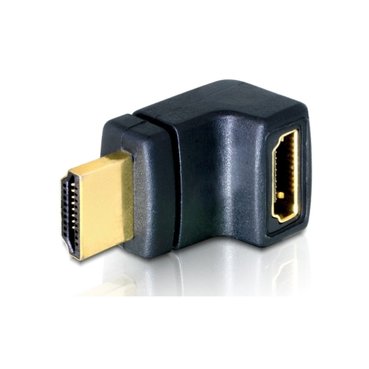Delock 65072 adapter HDMI apa-HDMI anya 90° fel