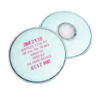 Set de 2 filtre de particule 3M™ 2138 Set de 2 filtre de particule 3M™ 2138