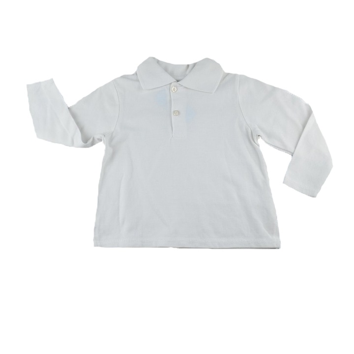 Bluza cu maneca lunga pentru baieti Mini Junior 4815-92, Alb 92 CM