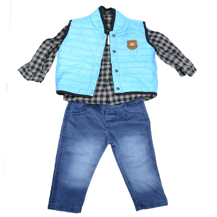 Compleu 3 piese pentru baieti Mini Junior BBW-3-80, Multicolor 58484