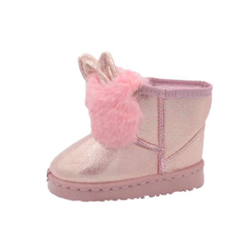 Cizme imblanite pentru fete Rock and Joy B881-3A, Roz 25 EU