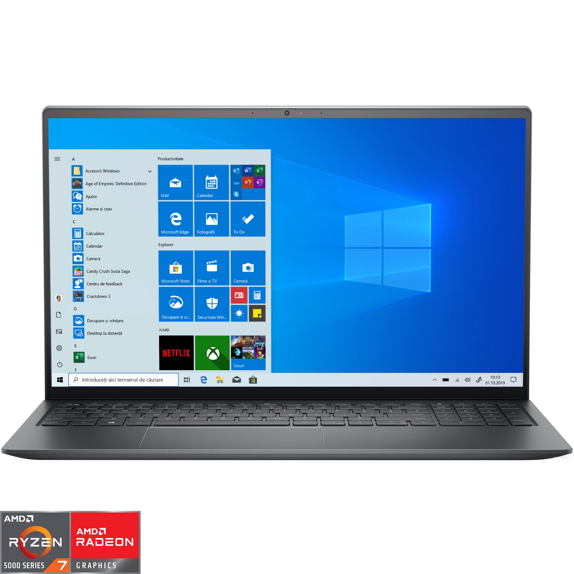 ⭐️M830A⭐️Dell AMD Ryzen 5 AMD Radeon Laptop DELL 15.6'' Vostro 5515 (seria 5000), FHD, Procesor AMD