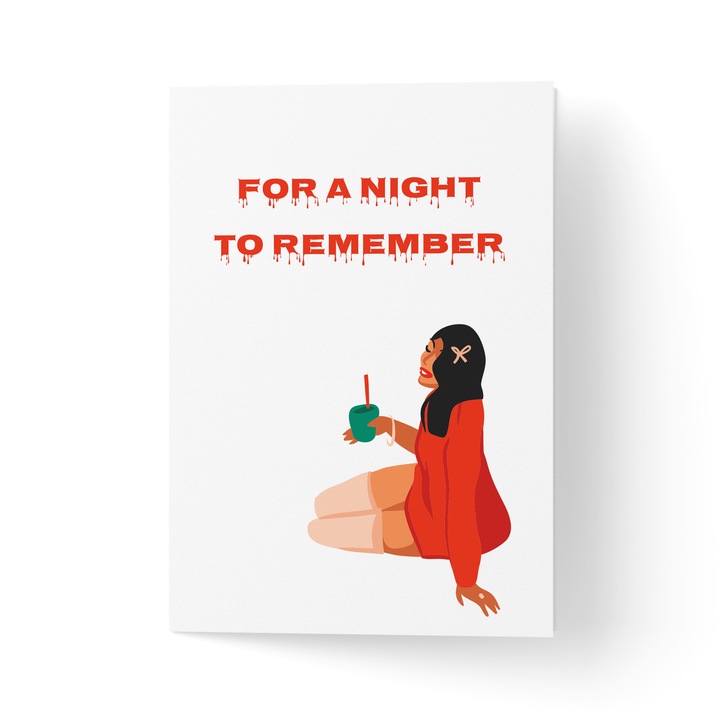 Karácsonyi üdvözlőlap borítékkal, prémium minőségű texturált papírral – emlékezetes karácsonyi éjszaka