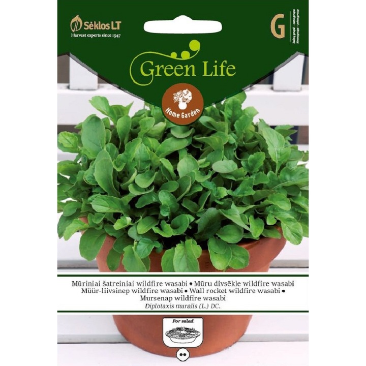 Seminte, Papadie Wildfire Wasabi, Green Life, plic, 0.5 grame