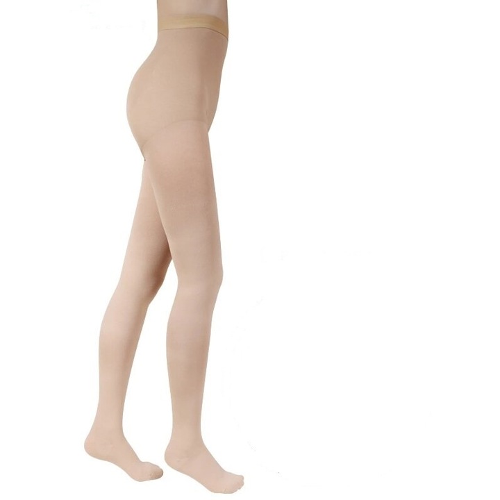 Ciorapi compresivi ZHZ - AM tip pantalon Bej - 15-21 - Varf Inchis - L