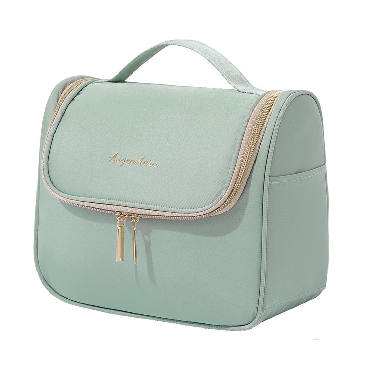 Geanta cosmetica, 10x23x19 cm, Verde