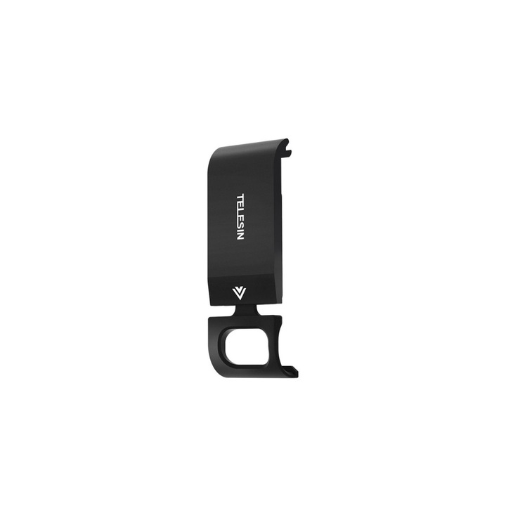 Capac lateral metalic, Telesin, cu Slot Incarcare - Gopro Hero 9 / 10 Black