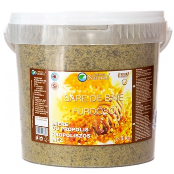 Sare de baie cu miere si propolis 5kg Sare de baie cu miere si propolis 5kg