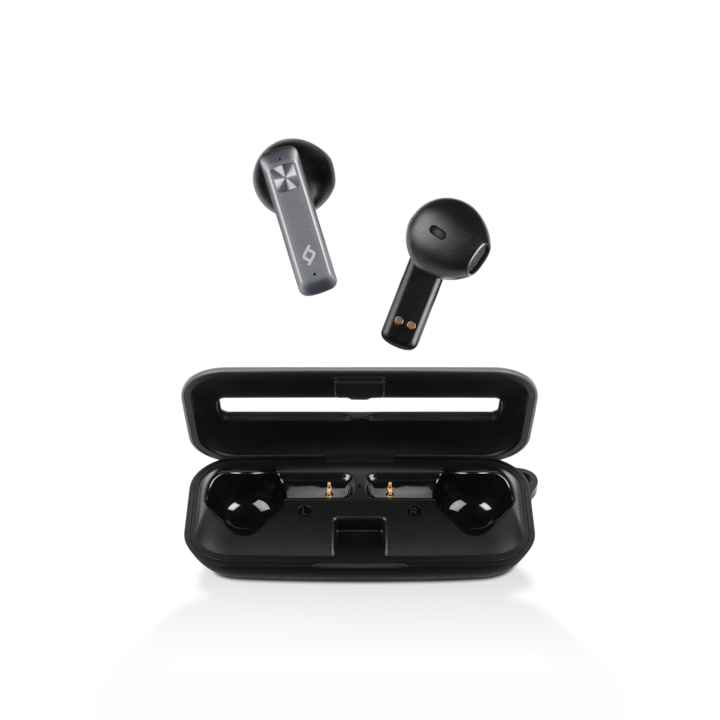 Bluetooth слушалки ttec AirBeat, Ultra Slim, True Wireless, Headsets, Черни