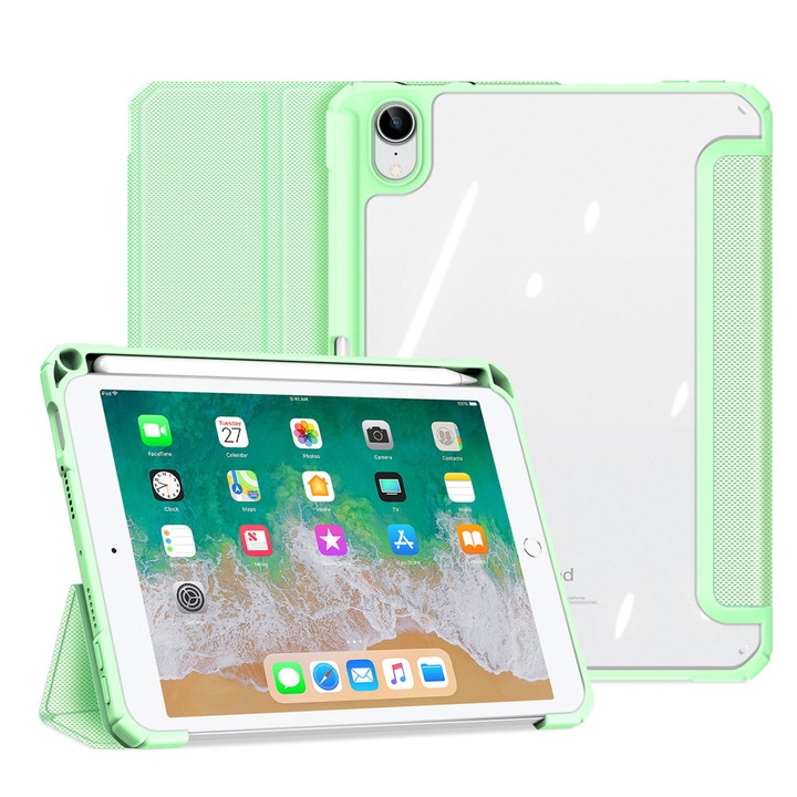 Калъф DuxDucis Toby Armored Tough Smart Cover за Apple iPad mini 6, 2021, Green