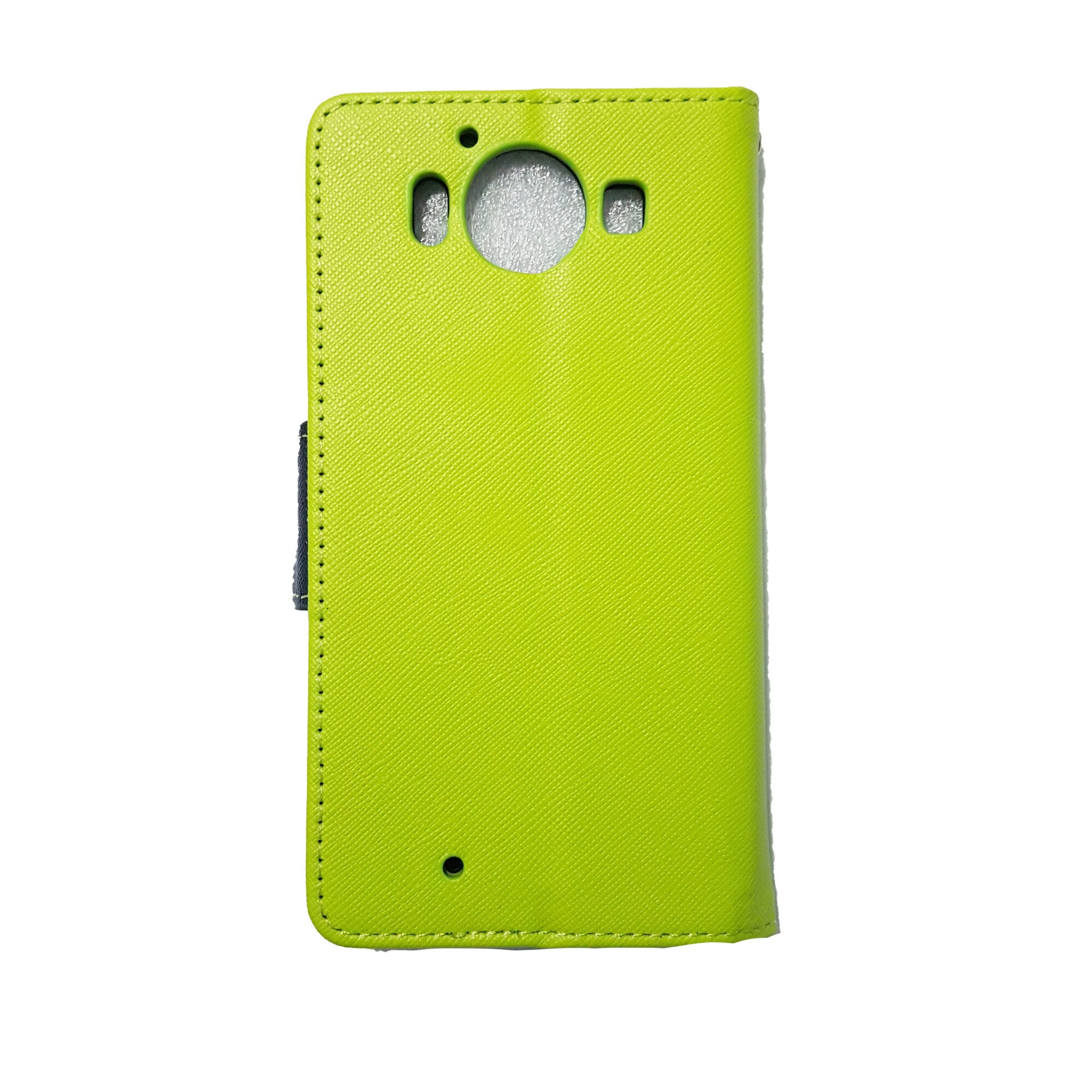 Husa Pentru Microsoft Lumia 950 Fancy Case Lime , interior Blue
