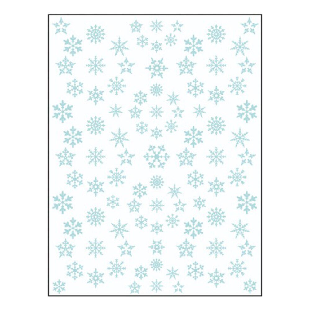 Sticker nail art Lila Rossa, pentru Craciun, Revelion si iarna, 15 x 9 cm, z-d4656