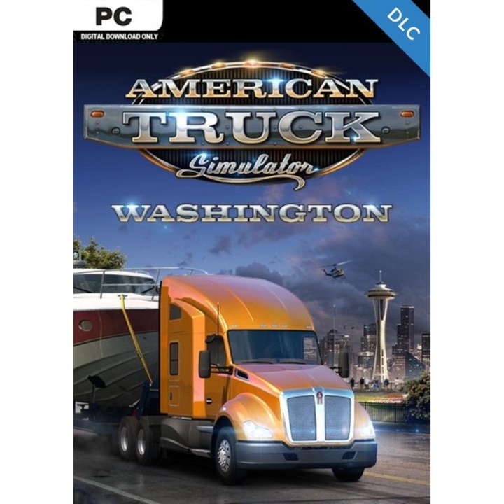 Игра American Truck Simulator Washington Dlc за PC Електронна доставка