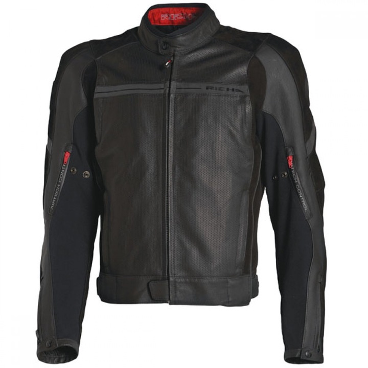 Jacheta moto, Richa, TG 2, Negru, 60