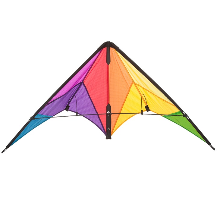 Хвърчило Invento HQ Stunt kite Calypso 2 Radical, Многоцветно, 110x59 см., с 2 линии за управление