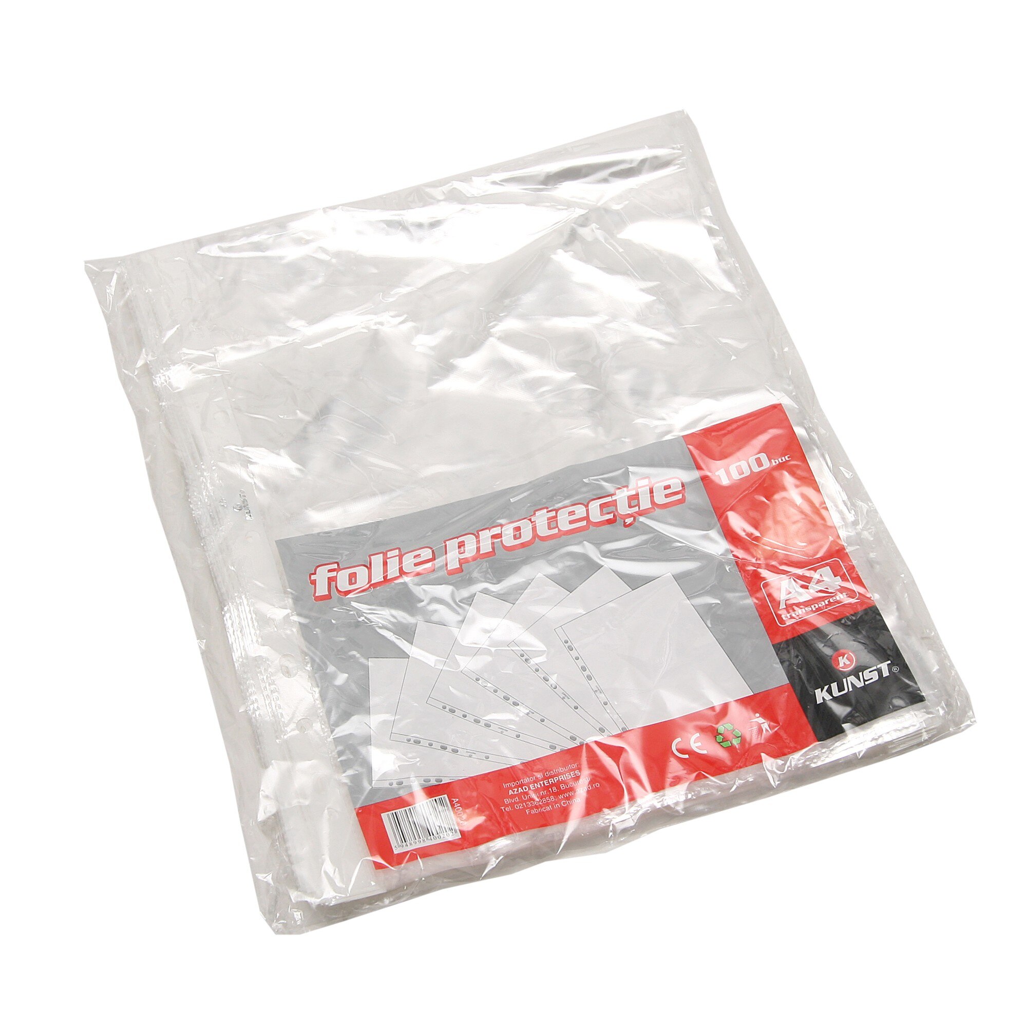 File plastic Kunst 30.5 x 23.5 cm, 100 buc x A4