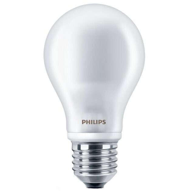 Bec LED Classic Philips, forma clasica, E27, 7W (60W), lumina calda, clar