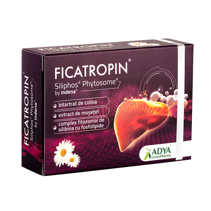 Supliment pentru Sustinerea Functiilor Hepatice Ficatropin 30 capsule Adya Green Pharma