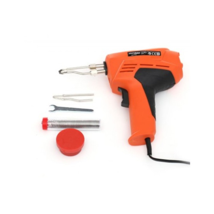 Pistol de lipit cu geanta de transport 200W LED KD1718 Kraftdele
