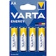 Baterii alcaline AA, 4 buc Varta