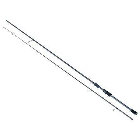 Lanseta spinning din carbon Sooty de 2.4 m, 2 tronsoane, putere de aruncare 10-40 g