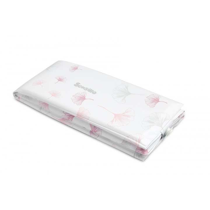 Сгъваема подложка за повиване Sensillo 40x58 см ботаническо розово