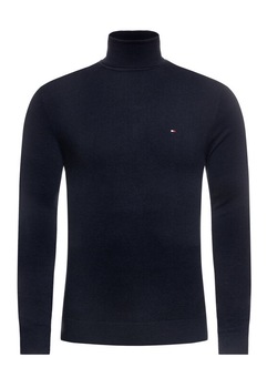Pulover cu guler pe gat, Tommy Hilfiger, Regular fit Pulover cu guler pe gat, Tommy Hilfiger, Regular fit