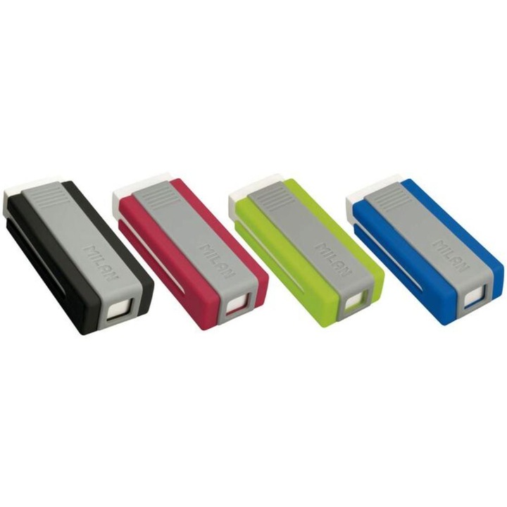 Radiera din Cauciuc Sintetic Milan, Diverse Culori