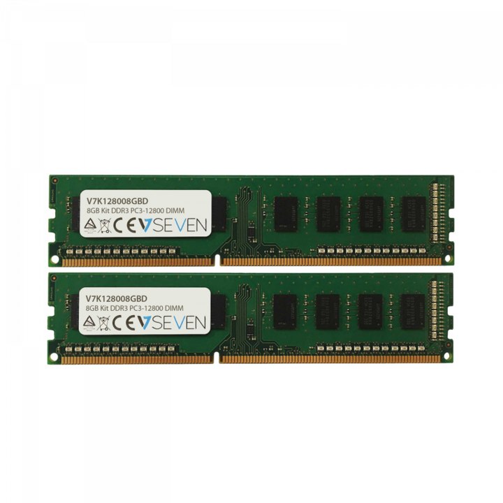 Памет V7 8GB (2x4GB) DDR3 1600MHz CL11 1.5V двуканален комплект