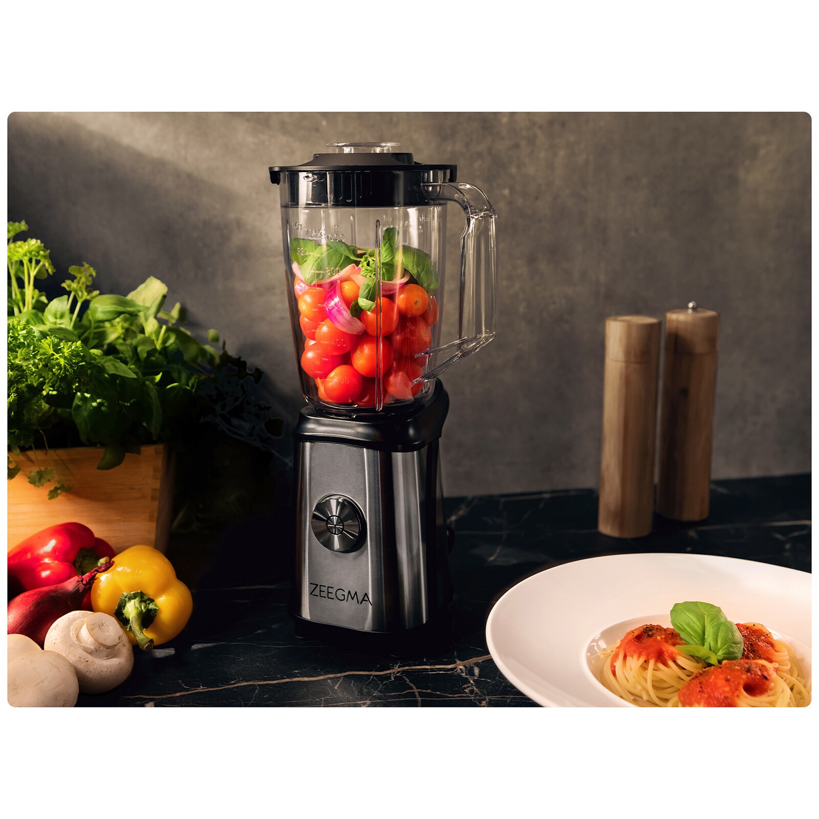 Blender Socket 4 in 1, Zeegma, Metal, 1050 W, 220240 V, Argintiu eMAG.ro