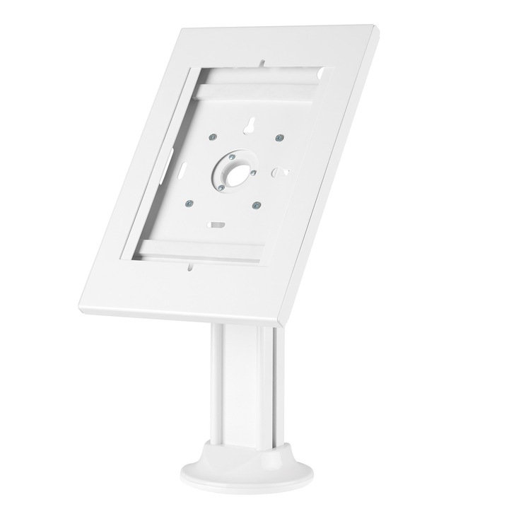 Maclean MC-908W Táblagép állvány, zárral, asztali, iPad Air/iPad Pro, Samsung Galaxy, Tab A 2019 készülékhez, fehér