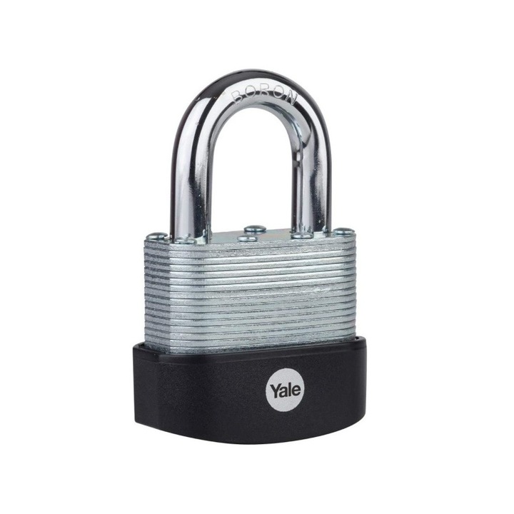 Lacat Yale din otel laminat corp 45 mm, rezistent la umiditate, nivel maxim de protectie Y127B/45/125/1
