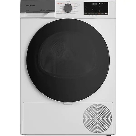 Uscator de rufe GRUNDIG GTP5823GN, Pompa de caldura, 8 kg, 15 programe, Clasa A++, Alb