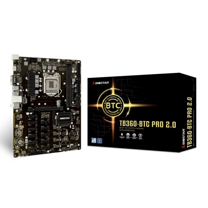 Placa video BIOSTAR TB360-BTC PRO 2.0 Intel Socket 1151