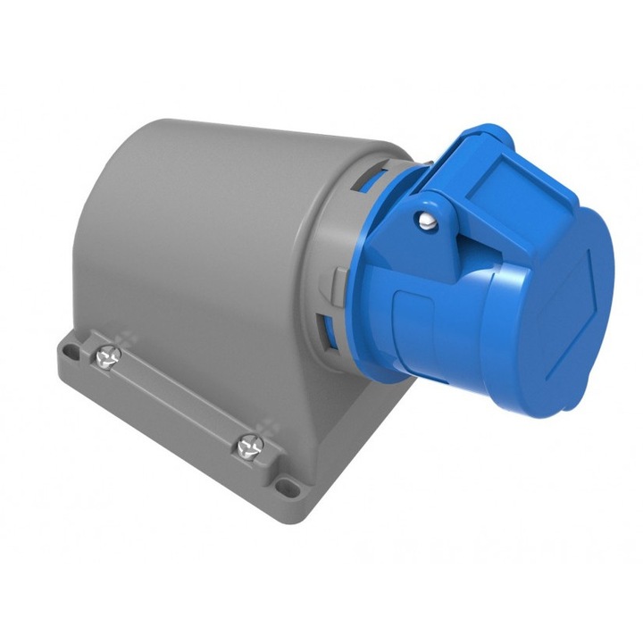 Bemis BC1-1403-2535 ipari aljzat, 16A, 220V, látszólagos, 90°-os szög, IP44