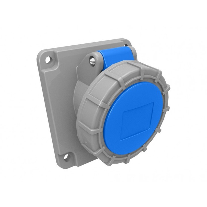 Bemis ipari aljzat BC1-1403-7420, 2P+E, 16A, 220V, szög 45º IP67