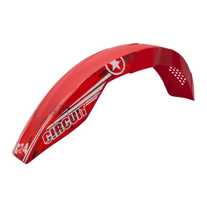 Aripa fata STRIKE, Polipropilena, Rosu