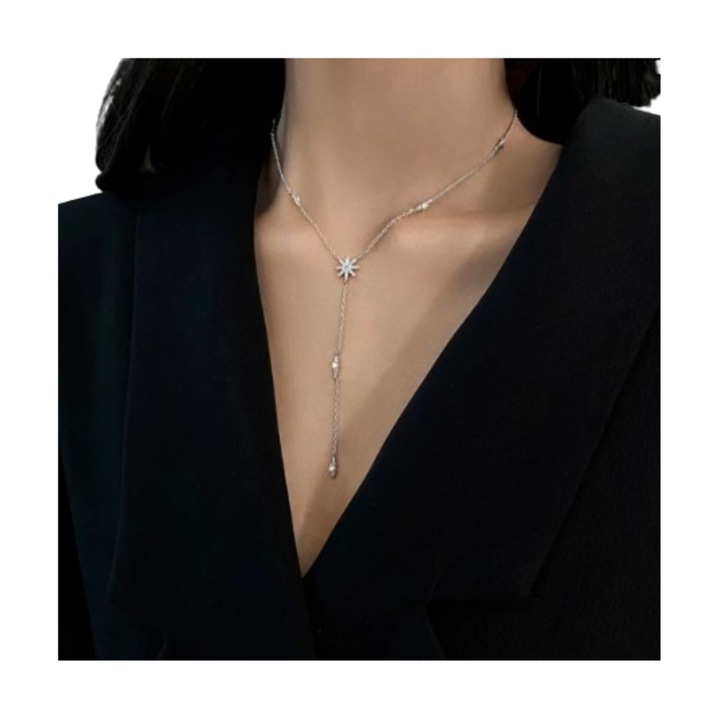 Lantisor SilverStar, CRM, 40 cm, argintiu