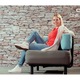 Mobilier gradina si terasa fotoliu de colt 81 x 81 x 67 cm One Bar Element 1 ONEBAR101 Bright Red