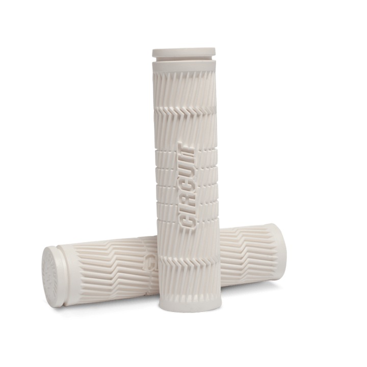 Set 2 mansoane ghidon moto Flash, 2.2x2.4x13.4 cm, Alb