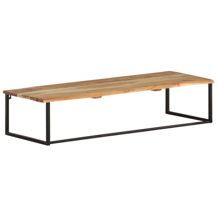 Cuier cu margine naturala, 100x35x22 cm, lemn masiv de acacia 320251