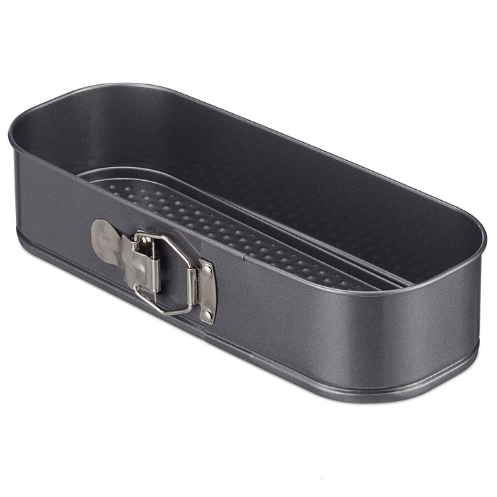 Forma de copt pentru prajituri, Patrata, Antiaderenta, 31 x 12 x 7 xm