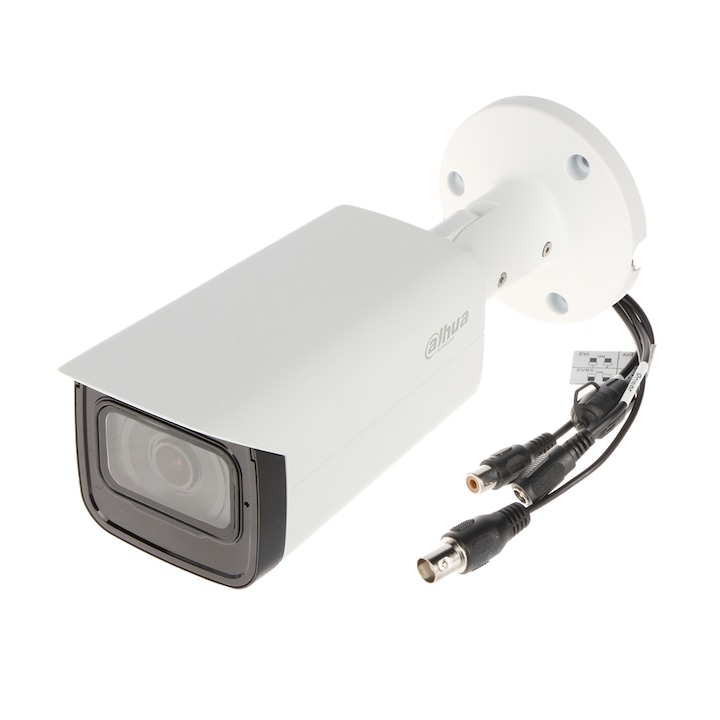 Kültéri térfigyelő kamera Dahua Starlight Full Color, HAC-HFW2249T-I8-A-NI-0360B, 2 MP, LED nélkül, 3,6 mm, mikrofon