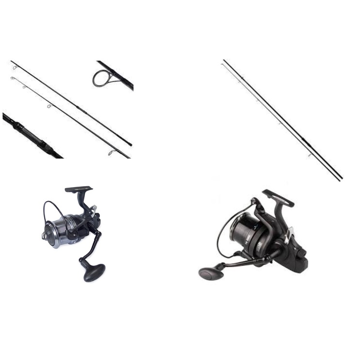 Szett 4Karp 2 bot Hunter 2P / 3,60 m / 3,75 lbs és 2 orsó 4Karp YN 8000