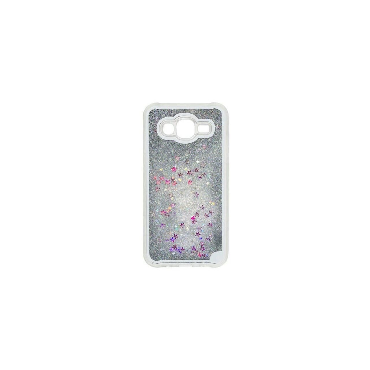 Husa Carcasa Liquid Glitter Argintie Pentru Samsung Galaxy S7