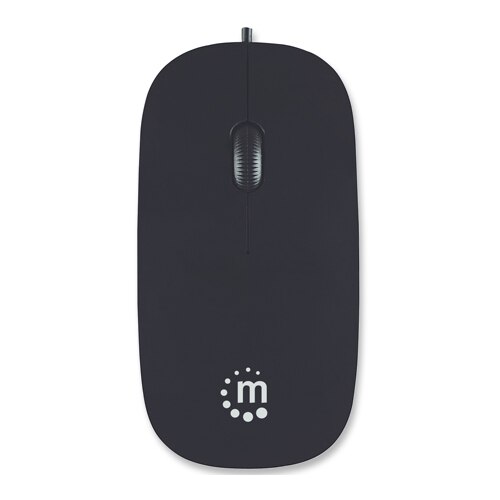 Mouse optic Manhattan Silhouette, 1000dpi, USB, Black