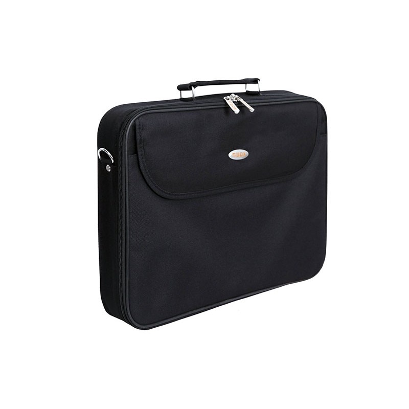 Geanta Laptop Sbox NEW YORK, Compartiment Laptop Max. 15.6", Rezistent la apa, Compartiment Accesorii, Buzunar Exterior, Bretea de Umar Detasabila, Negru