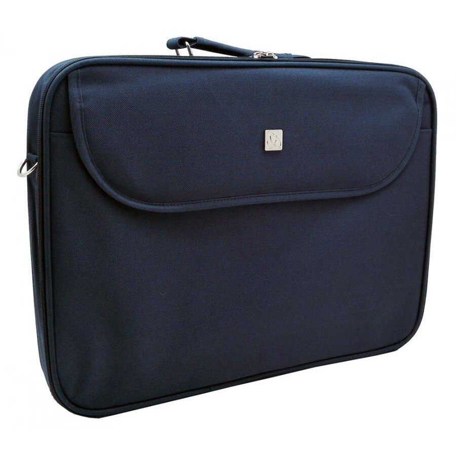Geanta Laptop Sbox NEW YORK, Compartiment Laptop Max. 15.6", Rezistent la apa, Compartiment Accesorii, Buzunar Exterior, Bretea de Umar Detasabila, Albstru