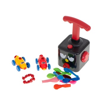 Set jucarie pentru copii, Zola®, masinutele zburatoare, lansator baloane, puisorul negru Set jucarie pentru copii, Zola®, masinutele zburatoare, lansator baloane, puisorul negru